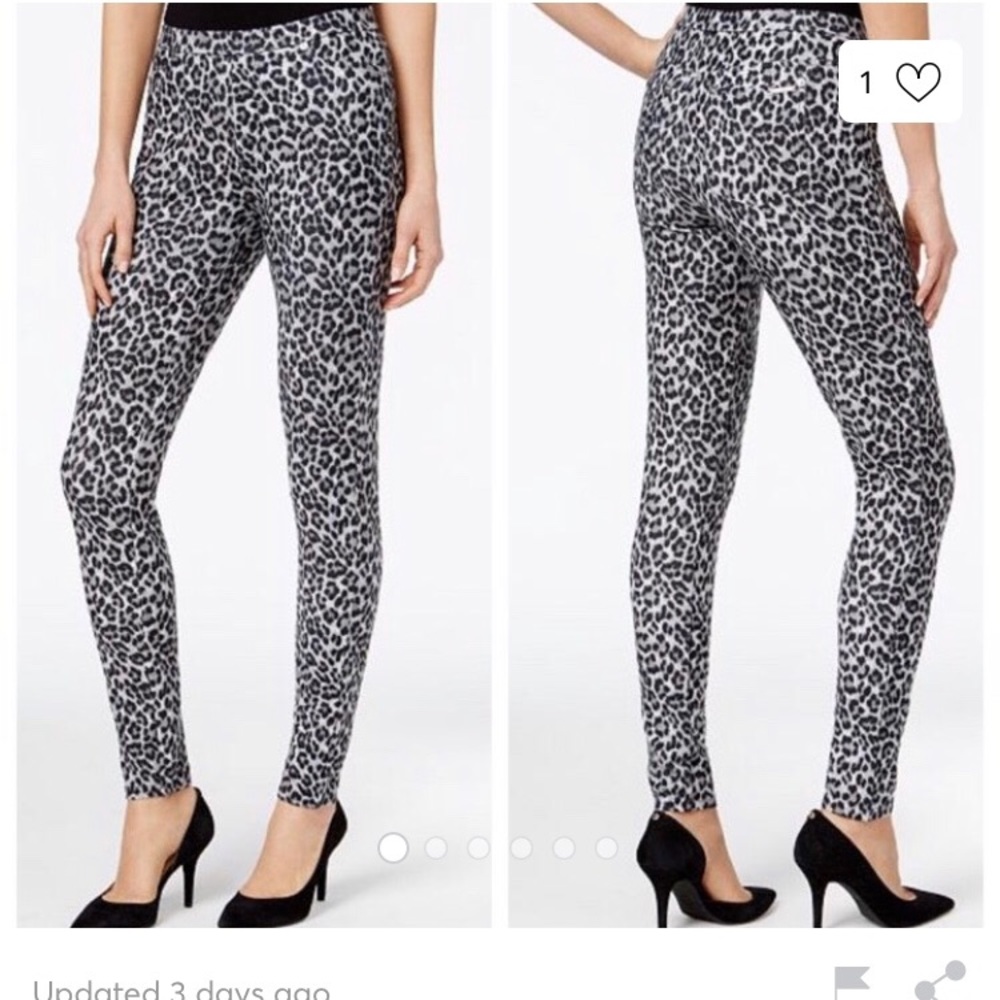Michael Kors animal print jeggings